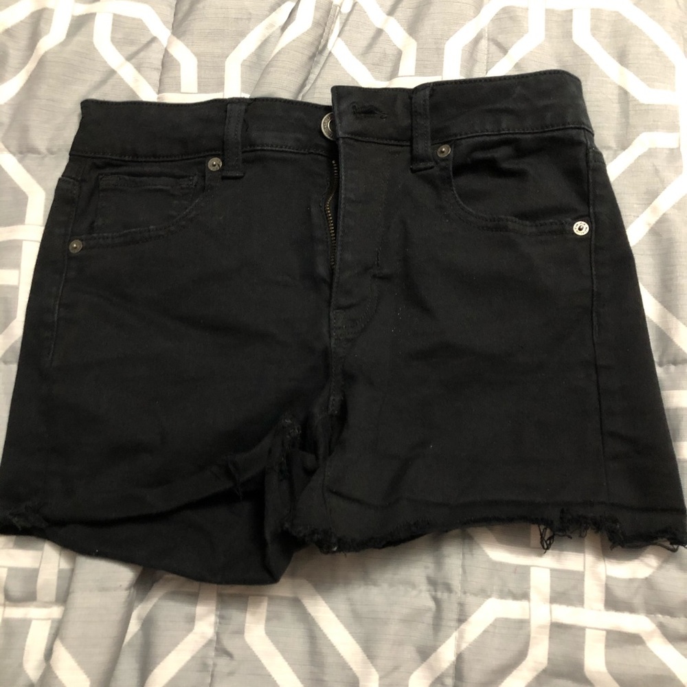Black AEO Jean shorts